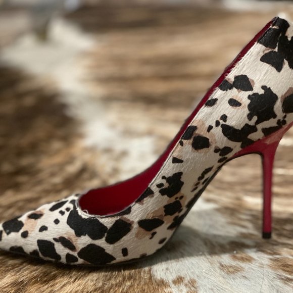 BURBERRY Size 36 Leopard Print Pumps - Picture 2 of 10